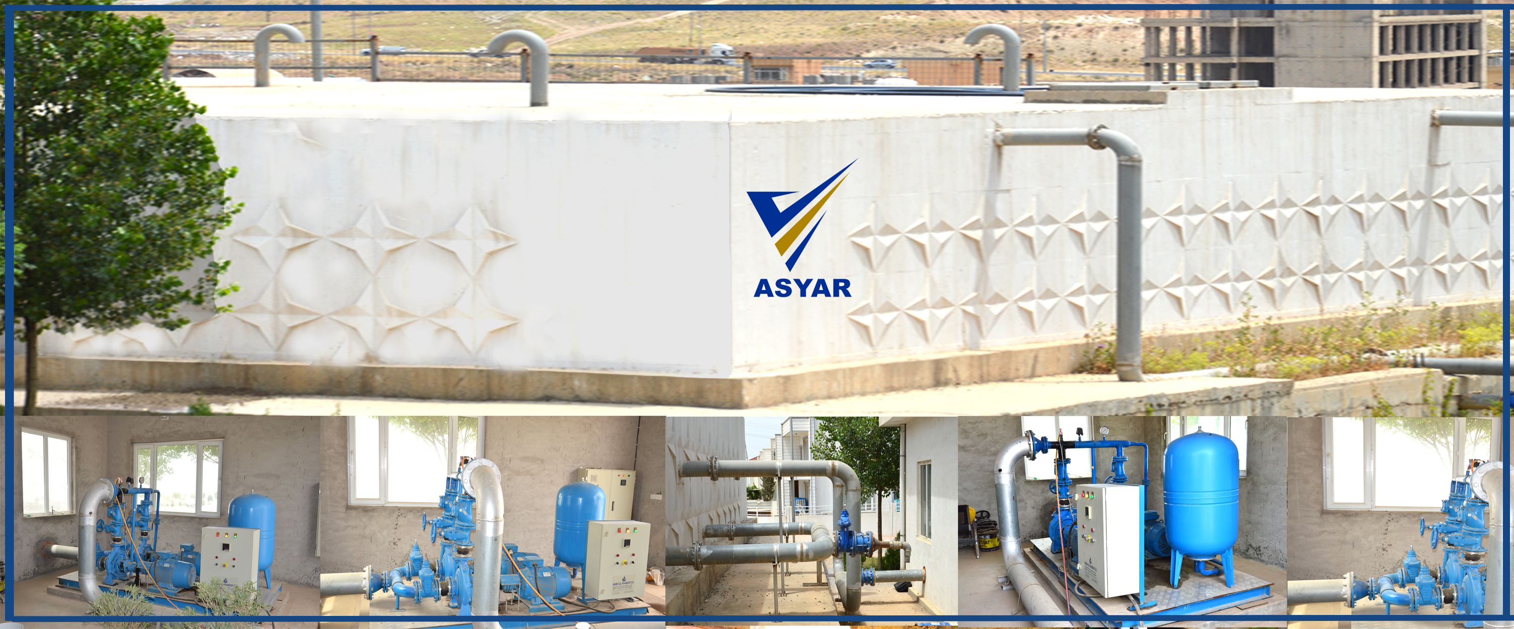 Water project with tank